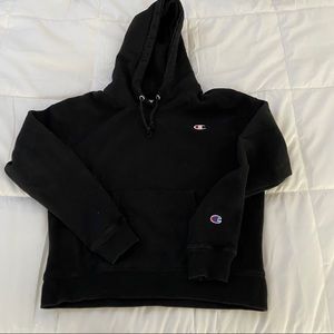 Black champion hoodie